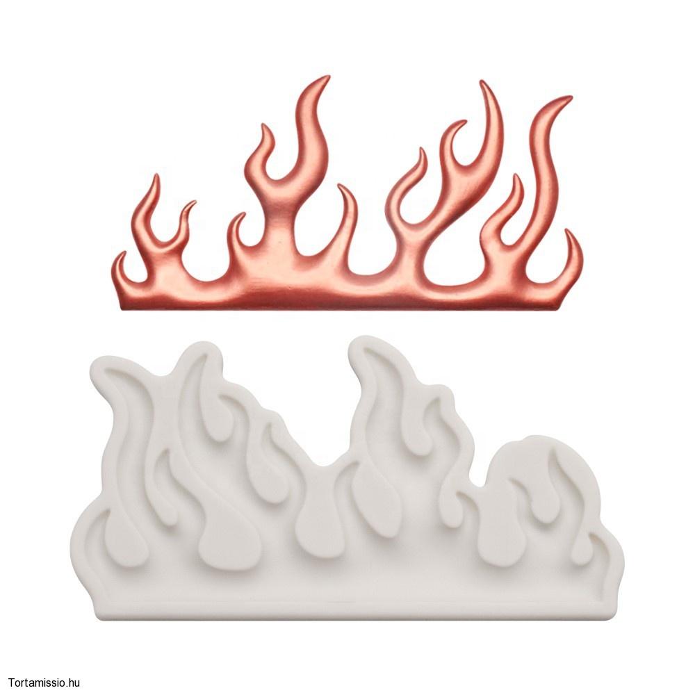 Tűz Nyelv Szilikon mintázó