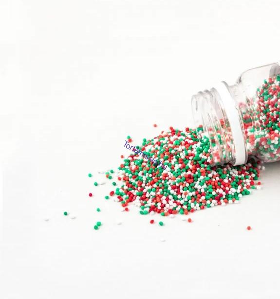 Sweetart Nonpareils Cukorgyöngy Karácsonyi Mix 90 gramm