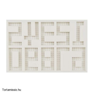 Lego számforma szilikon mintázó